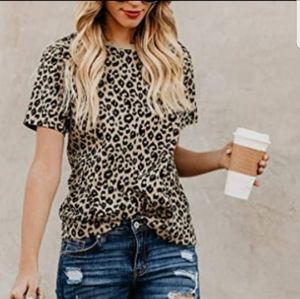 Blooming Jelly Animal Print Tee